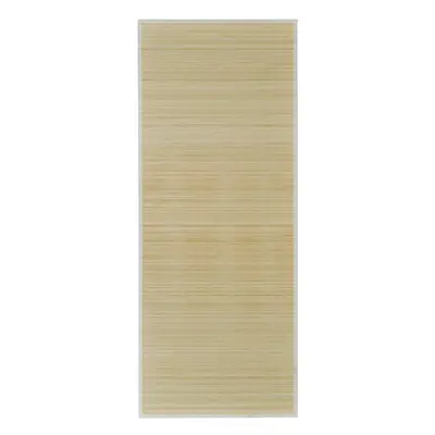 Rectangular Natural Bamboo Rug x cm