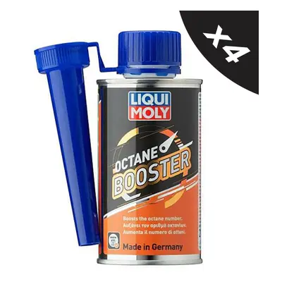 LIQUI MOLY Octane Booster Plus Performance Petrol Fuel Additive Treatment 4x200ml