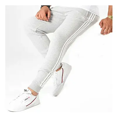 (Grey, XXL) Adidas Mens Stripe Joggers