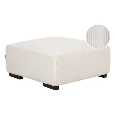 Ottoman LUNGO Corduroy Off-White