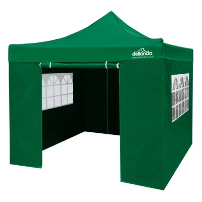 Premium 3x3m Pop-Up Gazebo & Side Walls, Water Resistant with Carry Bag, Stakes & Weight Bags - 