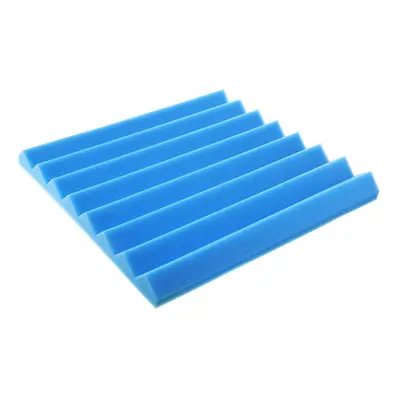 (Blue) 4Pcs/Set 50x50X5CM Acoustic Foam Panel Home Treatment Sound Absorption Tiles