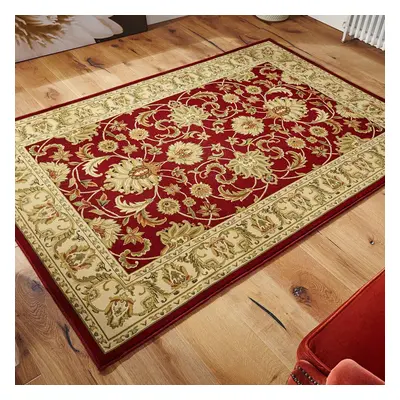 (KENDRA 45M Red, x cm) Luxury Traditional Rugs Small Extra Large Hallway Runners Round Circle Ma