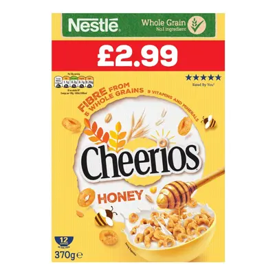 Nestle Cheerios Honey 370g ( Pack of )