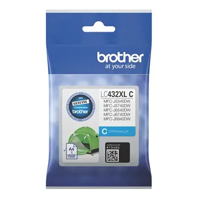 Brother LC432XL Cyan High Yield Ink Cartridge Toner LC-432XLC