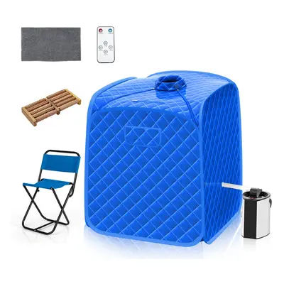 3L Portable Steam Sauna Foldbale Steam Spa w/ Foot Massage & Timer