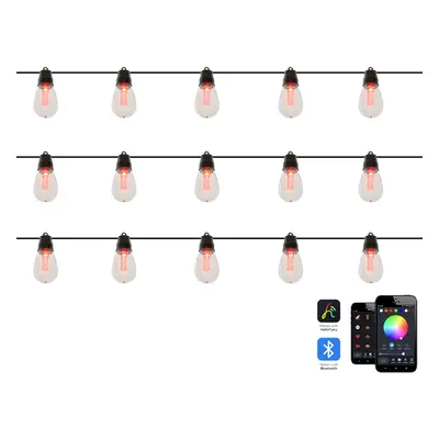 Outdoor String LED Lights ITILLEQ with App Multicolour