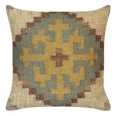 Jute Cushion x cm Multicolour SARON