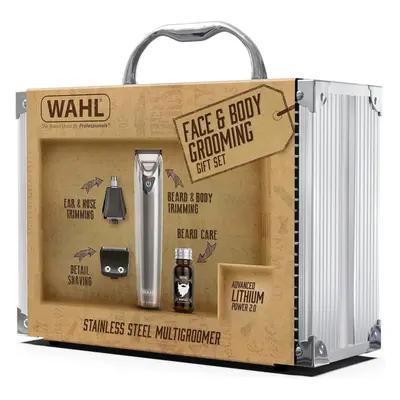 Wahl Face and Body Grooming Gift Set Stainless Steel Lithium