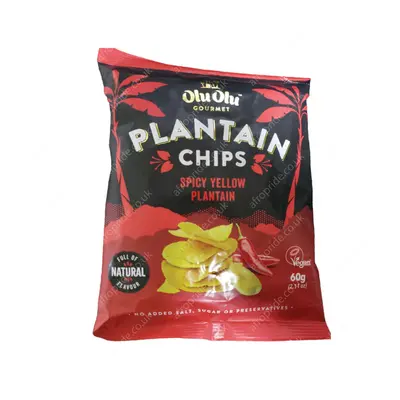 (24) Olu Olu Plantain Chips Chilli 60g