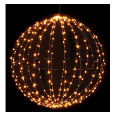 (Warm White) LED Warm/Cool White Christmas Ball Light Timer