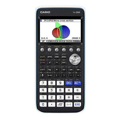 Casio FX-CG50 Pocket Graphing Black, Blue, White calculator