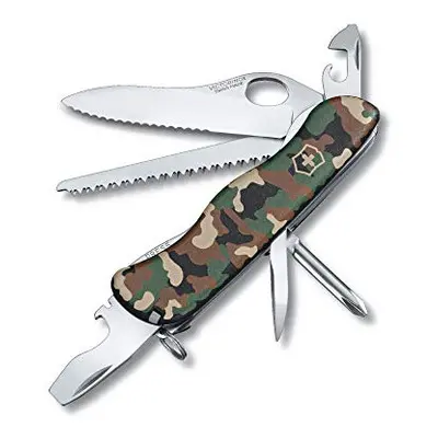 Trailmaster Swiss Army Pocket Knife, Large, Multi Tool, Functions, Large Locking Blade, Camoufla