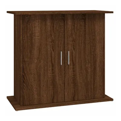 (brown oak, x x cm) vidaXL Aquarium Stand Fish Tank Stand Cabinet Aquarium Base Engineered Wood