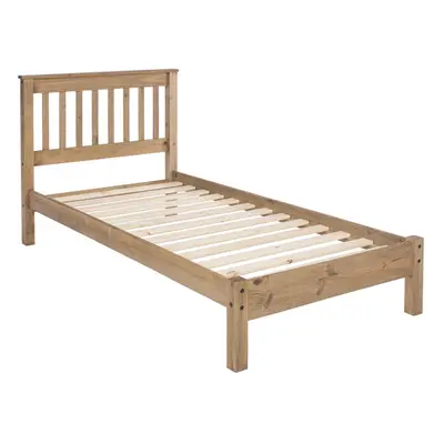 Home Source Corona 3ft Single Bed Pine Frame Slatted Solid Wood