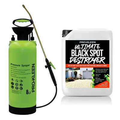 (8L, ProKleen Ultimate Black Spot Destroyer) Garden Sprayer Pump Action Patio Cleaner Kits