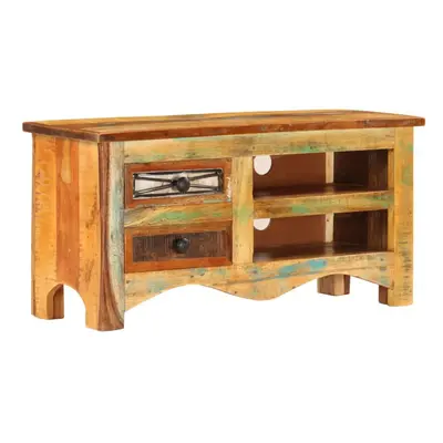 vidaXL TV Cabinet 80x30x40cm Solid Reclaimed Wood Home HiFi Stand Unit Centre