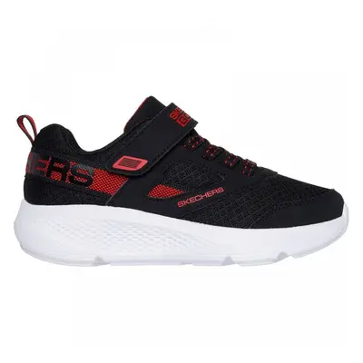 (2 (Children's)) GO RUN Elevate - Astonishing Speed | Black/Red | Boy's Cushioned Riptape Traine