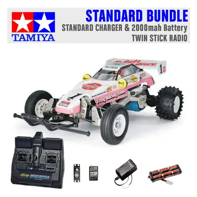 TAMIYA RC The Frog - Off Road Racer 1:10 Standard Stick Radio Bundle