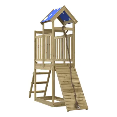 vidaXL Outdoor Playset Garden Playhouse Kids Playground Impregnated Wood Pine