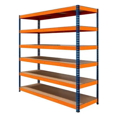 (6) Warehouse Racking S-Rax Shelving Heavy Duty Garage