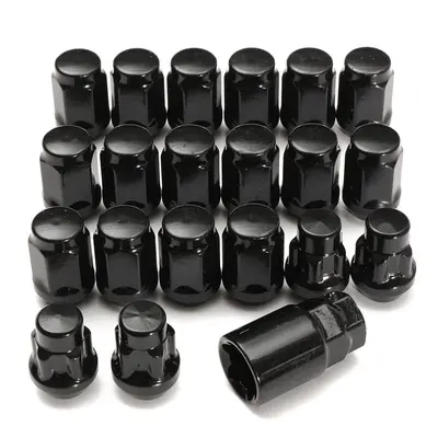 20Pcs/Set M12 x 1.5 Wheel Nuts 19mm Hex Locking Nut Blots