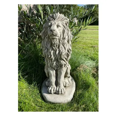 Upright Lion Statue |Stone African Animal Garden Ornament