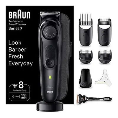 Braun Beard Trimmer Series & Hair Clippers with Gillette Proglide Men's Razor, Length Settings, 