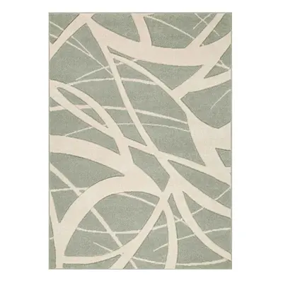 (2. 57G Abstract - Green, x cm) Modern Geometric Floral Abstract Area Rugs Check Multi Coloured 