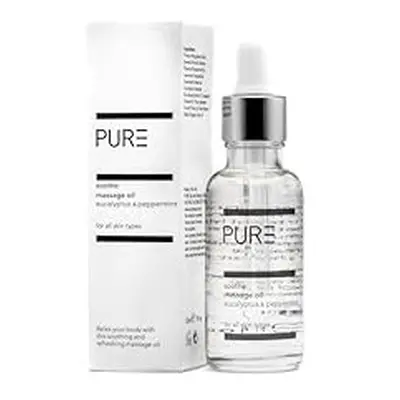 Soothe Massage Oil from PURE Spa Skincare 100ml - Eucalyptus and Peppermint Aromatic Vegan Massa