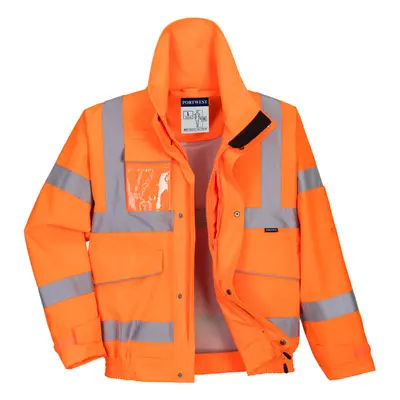 (Orange, L) Portwest Hi-Vis Extreme Bomber Jacket