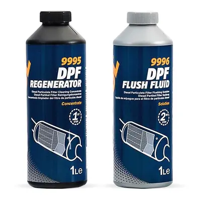 MANNOL Pack Diesel Particular Filter DPF Regenerator Flush Fluid Cleaner Kit