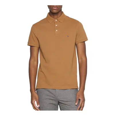 (Beige, 3XL) Tommy Hilfiger Mens Polo Shirts Cotton T-Shirt