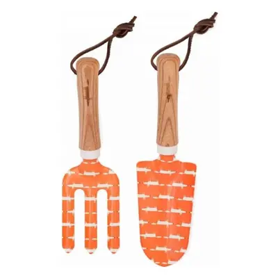 Scion Mr Fox Garden Tools with Wooden Handle, Orange