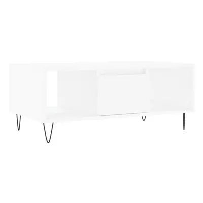 (white) vidaXL Coffee Table Side Table End Accent Telephone Sofa Table Engineered Wood