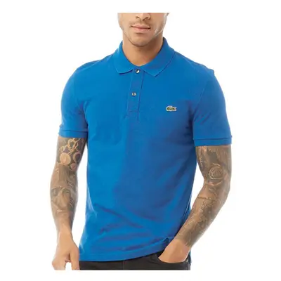 (Blue, L) Lacoste PH4012 Mens Polo Shirts Collared Slim Fit Summer Top Sports GolfÂ Tee NEW