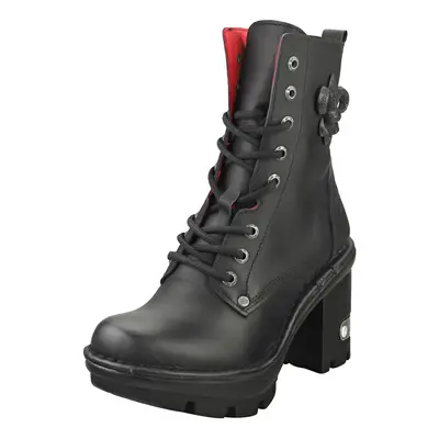 (8 - 7.5 W) New Rock M-neotyre07-s1 Unisex Ankle Boots in Black