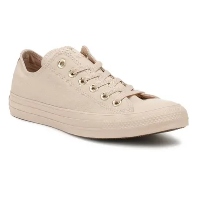 (UK 3) Converse Chuck Taylor All Star Womens Particle Beige Ox Trainers