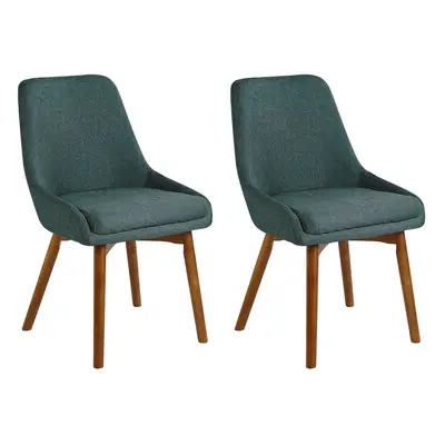 Set of Dining Chairs MELFORT Dark Green