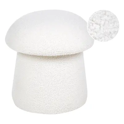 Boucle Pouffe Off-White TIOGA