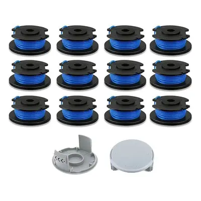 14Pcs Replacement Spool for Ryobi One+ 18V, 24V and 40V Cordless Brush Cutter, AC Powered Cordle