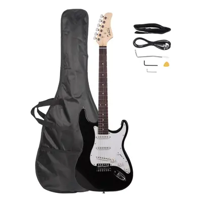 6 String Electric Guitar W/ Pickguard Cord Wrench Tool Full Set Adult Student