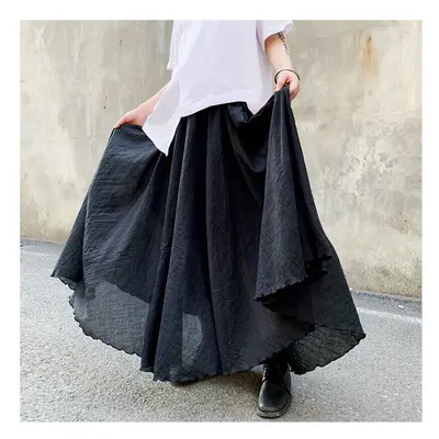 Men Japan double layer skirt pants street dance hip hop wide leg trousers men vintage casual pan