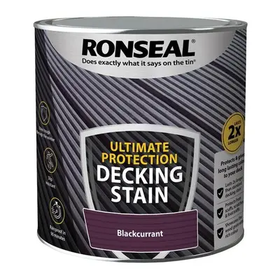 Ronseal Ultimate Protection Decking Stain Blackcurrant 2.5 litre