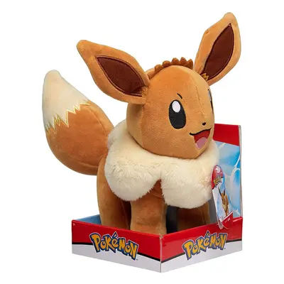 PoKÃ©MoN Pokemon BO37959, Evoli (30 cm), realistically Designed, Super Soft, Lifelike Plush Toy 