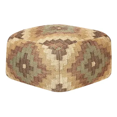 Jute Pouffe x cm Multicolour MAGURI