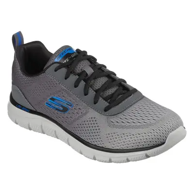 (Charcoal Grey, UK 8) Skechers Track Ripkent Mens Grey Vegan Trainers Shoes