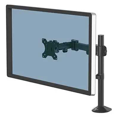 Fellowes Reflex Series Single Monitor Arm - Ergonomic VESA Compliant Adjustable Stand with Tilt,