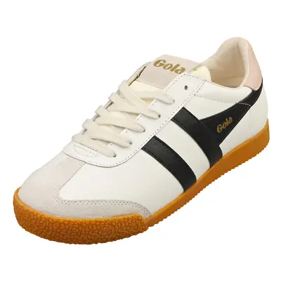 (8) Gola Elan Womens Fashion Trainers in White Black