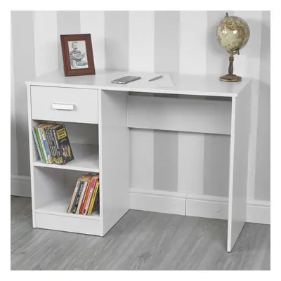 (White) Wooden Office Desk | Bedroom Computer Work Table